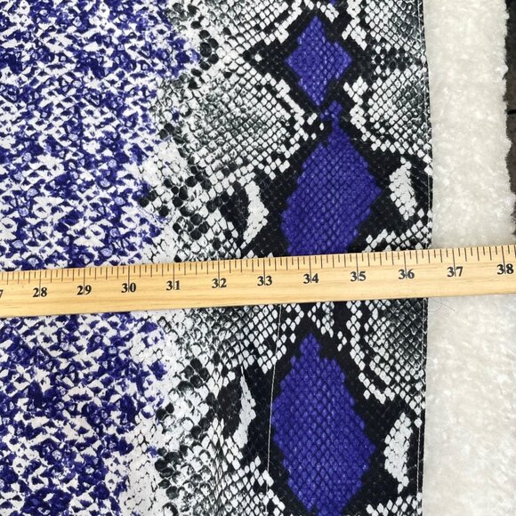 Buddy Love North Tunic Top Purple Snake Boa Print Oversized - Picture 6 of 6